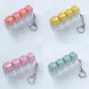 Button Keycap Fidget Keychain Pressable Keyboard Button Stress Relief Toy for Kids Adults Portable Gadget Creative Birthday Gift