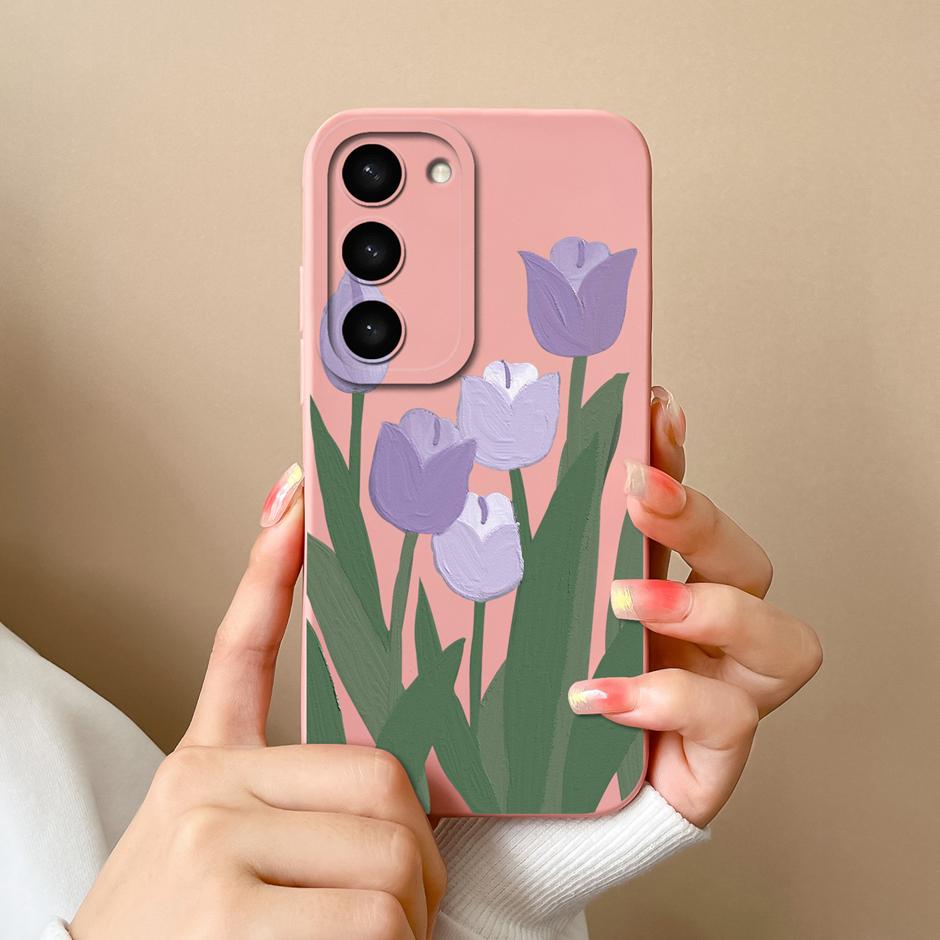 Case For Samsung Galaxy S23 FE Plus Ultra Cute Goose Cat Fall Prevention Portable Bumper For Samsung S23FE S23+ S23Ultra Funda