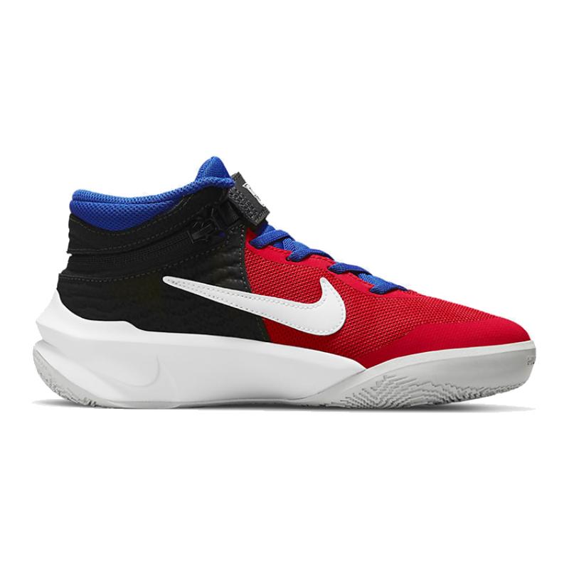 Nike Team Hustle D 10 Flyease University Red Game Royal GS Sneakers DD7303-005