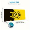 Коврик для мыши Borussia Dortmund, Большой игровой коврик для стола, Нескользящий XXL коврик для мыши для ноутбука и планшета, Игровой коврик для мини-ПК со прошитыми краями