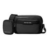 Мужская сумка через плечо Cooper из фактурной кожи Черный Серебристый 37T4LCOM1L-BLACK