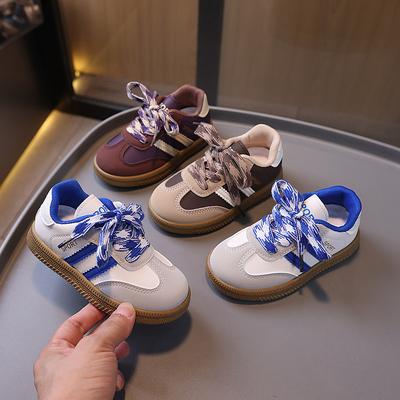 Новые весенне-осенние однотонные универсальные спортивные повседневные кроссовки на мягкой подошве для мальчиков и девочек