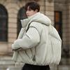 White Duck Down Jacket Men's Winter New Versatile Short Fashion Hooded Thickened Duck Down Casual