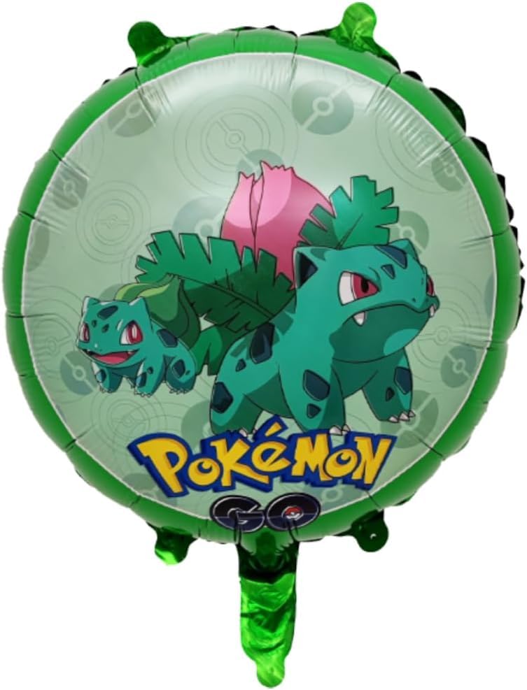 Классический набор алюминиевых шаров Pokemon Яркие 3D персонажи Вечеринка Прочный фольгированный материал (6 шаров) - Фигуры, Украшения,