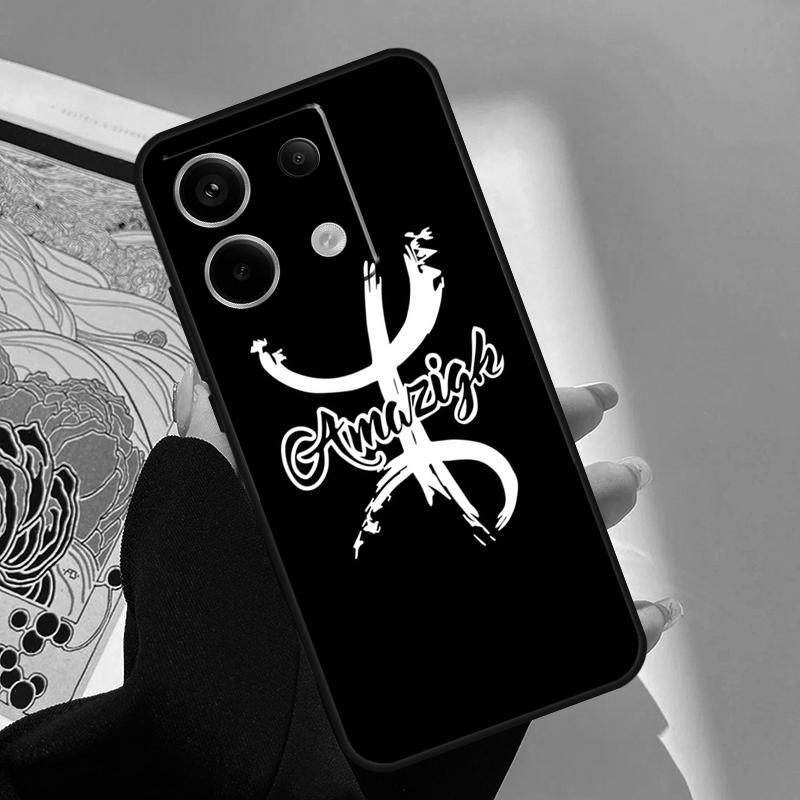 Amazigh Berber Symbol Case For Xiaomi Redmi Note 14 12 11 9 10 13 Pro 9S 10S 11S 12S Redmi 13C 10C 12C 14C Cover