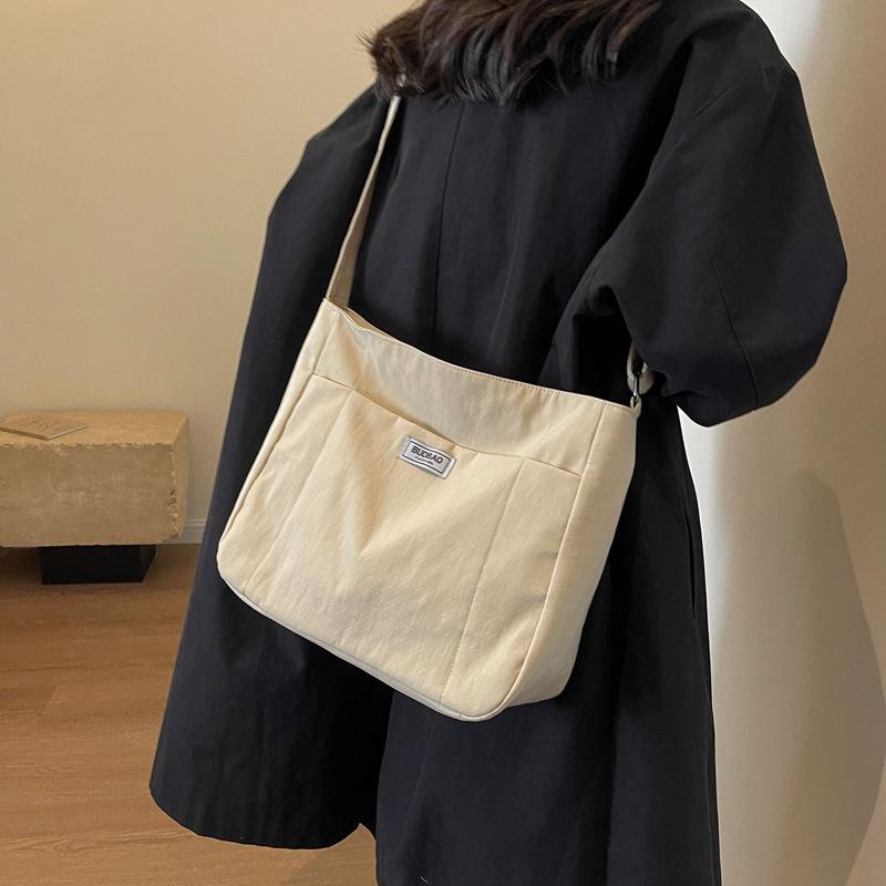 Сумка через плечо большой емкости, женская однотонная большая сумка, сумка через плечо для студентов