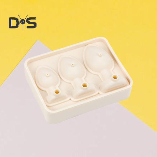 Силиконовая форма для льда в форме забавной анальной пробки для юмористичных напитков и розыгрышей на вечеринке