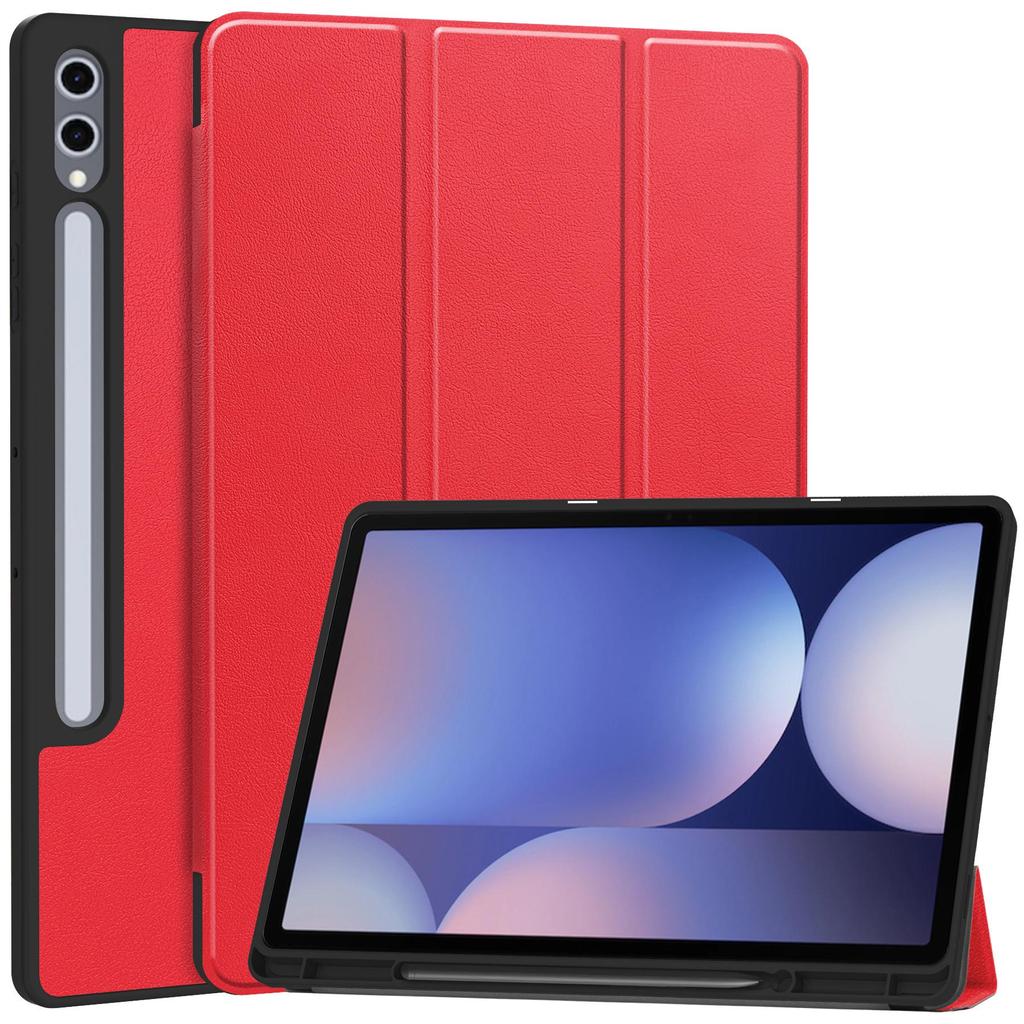 Чехол для планшета Samsung Galaxy Tab S10+ Plus / S9+ Plus 12,4'' дюйма, тонкий чехол Folio, легкий жесткий защитный чехол с многоугольной подставкой