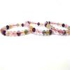 Natural Crystal Bracelet Strawberry Quartz Amethyst Hair Crystal Fu Lu Shou Crystal Super Eight Super Seven Bracelet