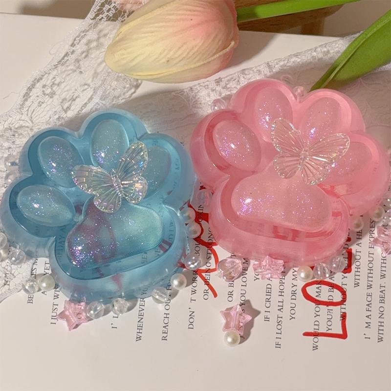 Cat Paw Shaped Squishy Squeeze Toy, Stress Relief Mochi Fidget, Silicone Slow Rebound Decompression Gift.