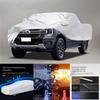 Для Ford Ranger подходит Наружная защита Полные чехлы на автомобиль Снежный чехол Солнцезащитный Водонепроницаемый Пылезащитный Внешний чехол для защиты автомобиля