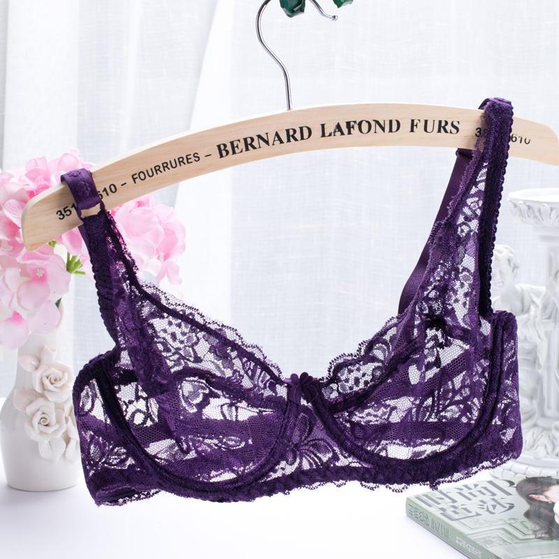 Women Sexy Lace Bras Push Up Bralette Embroidery Bra  Hollow Out Brassiere Female Underwire Underwear