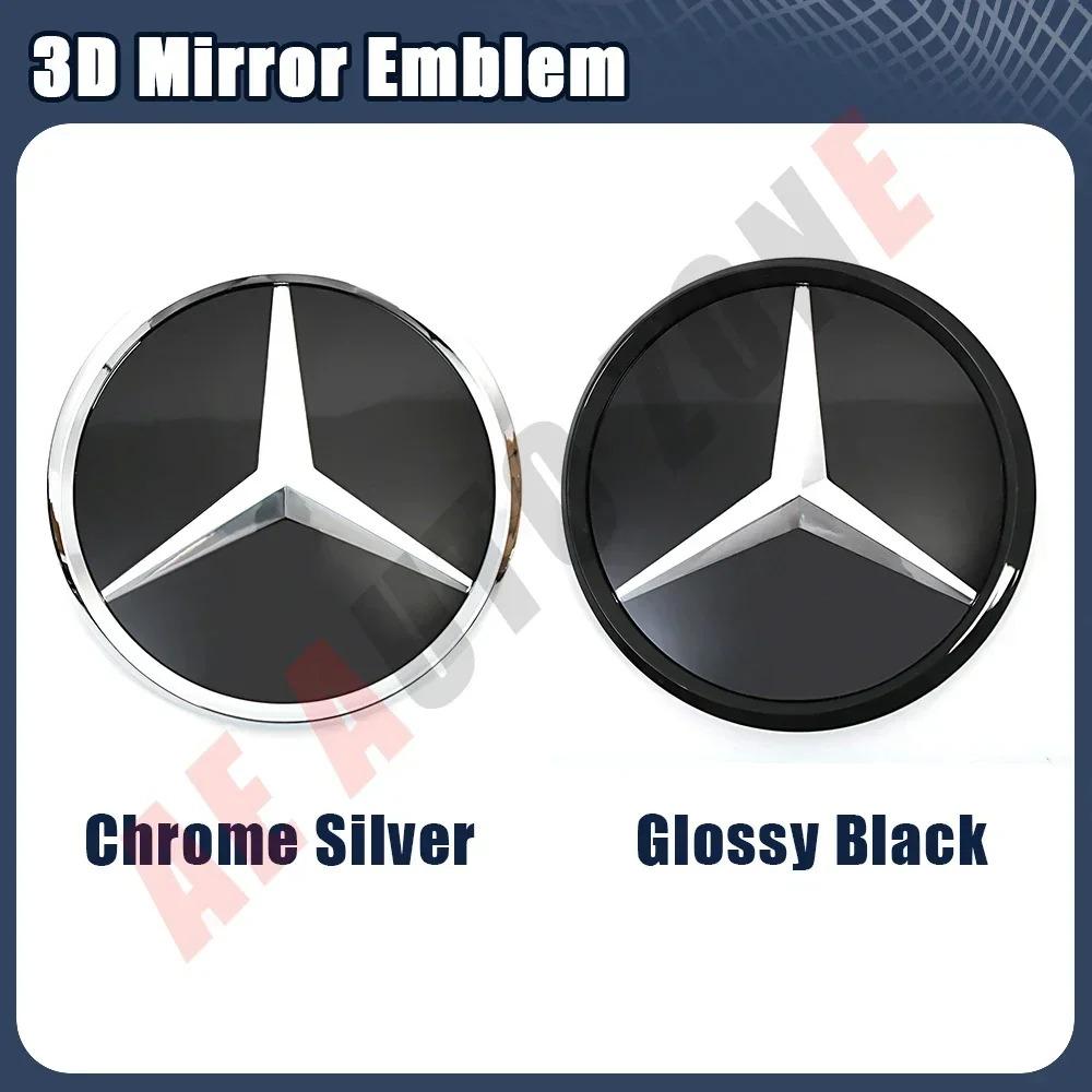Front Grille Star Emblems Logo For Mercedes Benz B W245 C W204 C300 C250 GLK X204 GLK300 GLK350 PB2