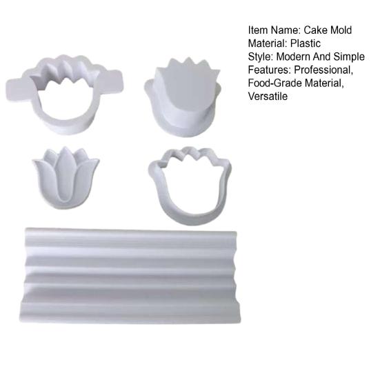 Tulip Flower Cake Pop Mold with Push Rod Cake Stick Cutter And Pusher Food Grade Baking Molds for Home Baking Birthday Parties