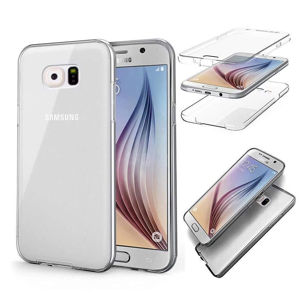 Double Silicone Case For Samsung Galaxy A10 A30 A50 A70 A6 A7 A8 A9 J3 J4 J5 J6 J7 J8 S8 S9 S10 Plus