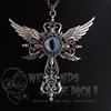 European and American Devil's Eye Cross Fashion Necklace Fashion Men's Hip Hop Pendant