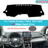Накладка на панель приборов автомобиля Коврик на панель для Toyota Avanza / Veloz -2024 2025 Фланель Замша Полиэстер Ковер Защитная накидка Аксессуары