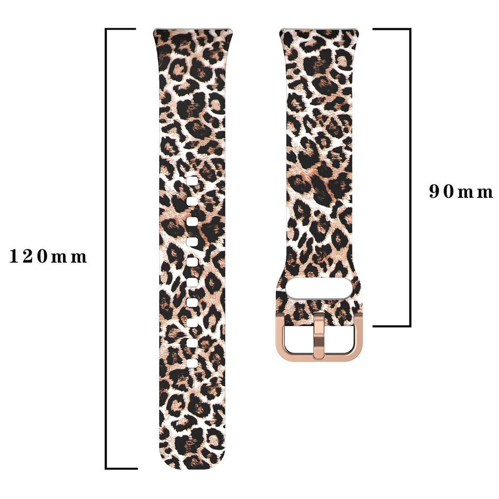 For Samsung Galaxy Fit3 Pattern Printing Silicone Strap Replacement Watch Band