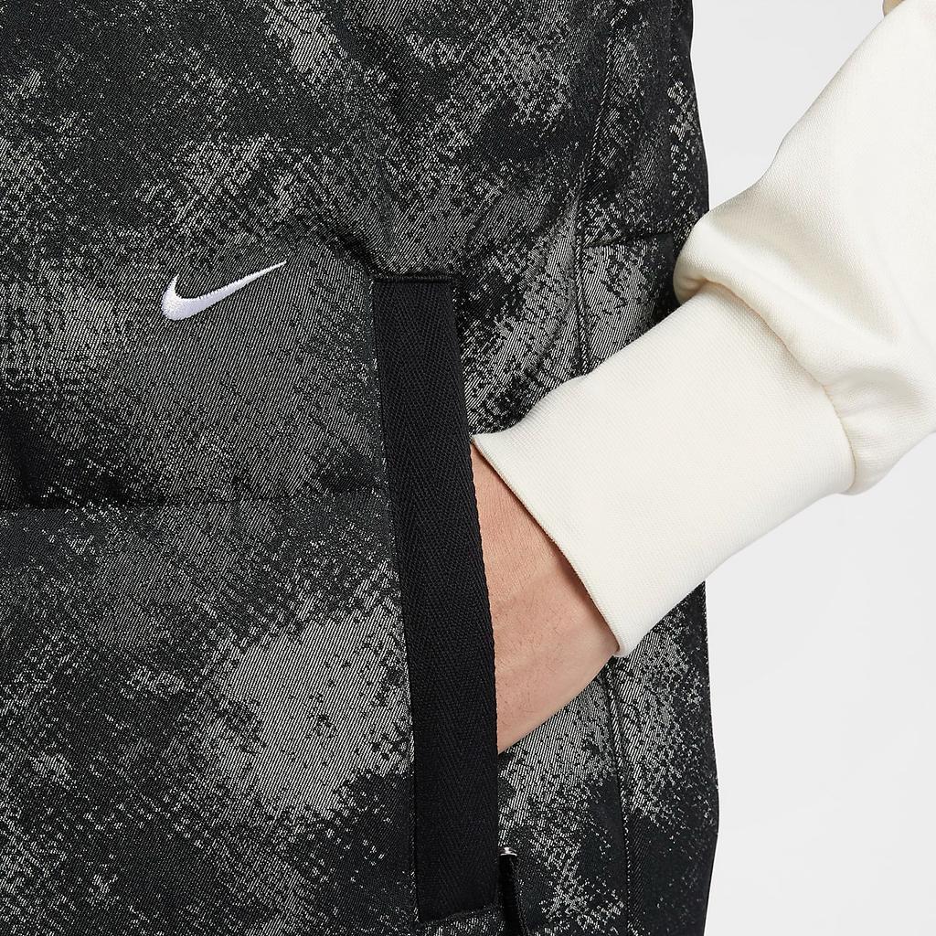 Nike Жилеты Мужские Черный/Белый Воротник-стойка Умеренный Другое HF7721-010