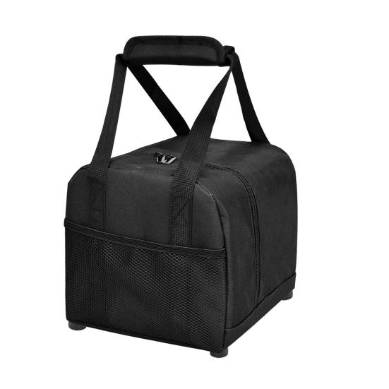 Bowling Ball Bag Portable Single Ball Tote Bag with Padded Ball Holder And Mesh Pocket Small Bowling Ball Case for Men Gifts