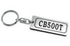 CB500T Двойное кольцо Акриловый оригинальный брелок для классического экстерьера Индивидуальные аксессуары A-815-2 Серебристый/Черный - Мотоциклы, Глушители, Рули, Детали,