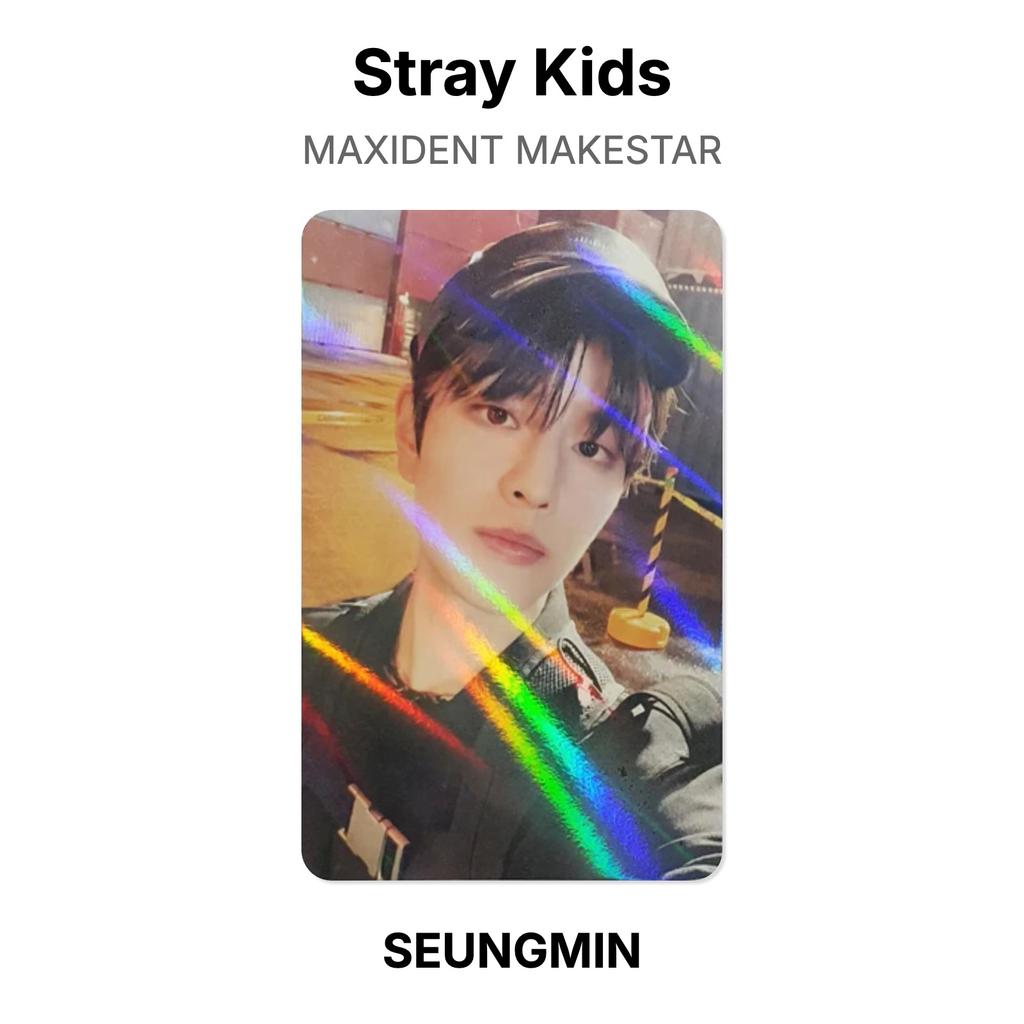 Stray Kids MAXIDENT MAKESTAR Официальная фотокарточка