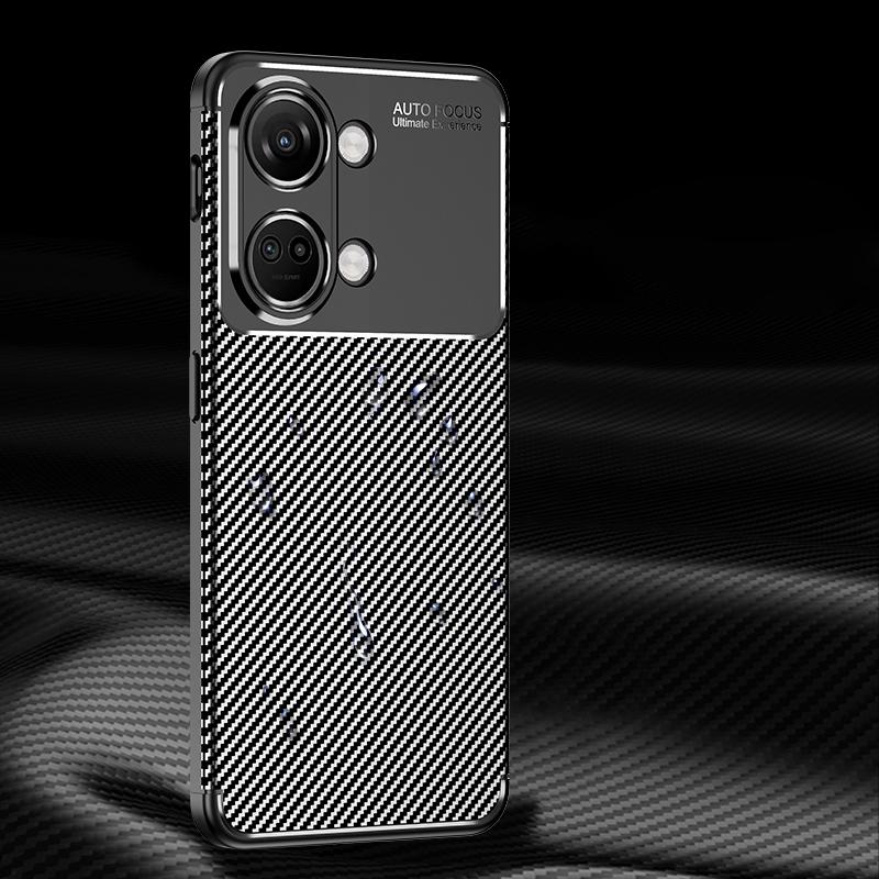ТПУ чехол для телефона для OnePlus Nord 3 5G/Ace 2V, Текстура углеродного волокна, Защита от царапин, Чехол для мобильного телефона