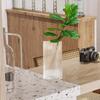Lifelike Decoration Greenery Artificial Ficus Branch Floral Arrangement Fake Plant Faux Leaves