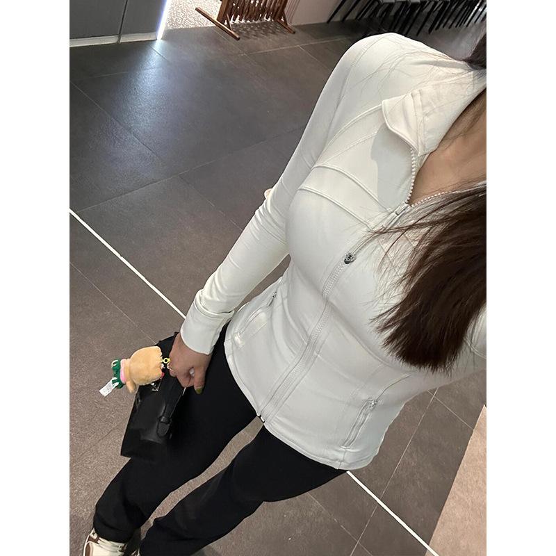 Одежда для йоги Куртка Топ Облегающий Новый Осень и Зима Спорт Зимняя Фитнес-одежда Женская