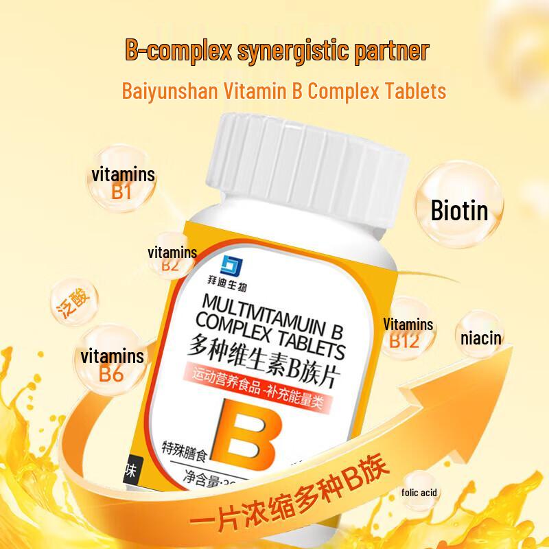 Таблетки Байюньшань Комплекс витаминов группы B