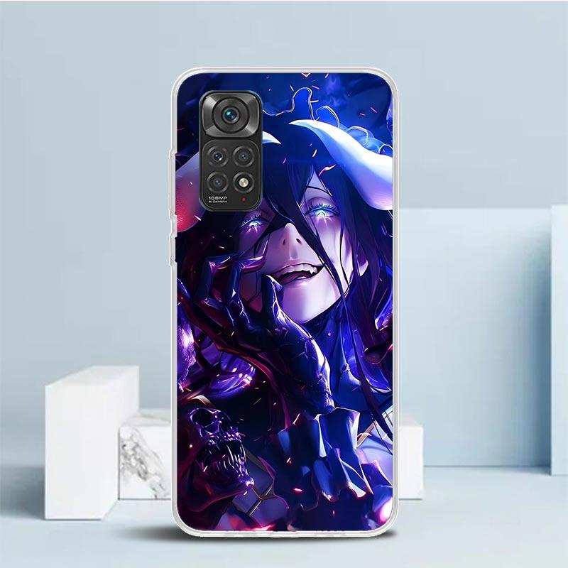 Чехол Albedo Overlord Аниме Мягкий чехол для телефона Xiaomi Redmi Note 15 14 13 12 Pro Plus 14S 11S 11T 11E 10S 10 4G Чехол с рисунком R