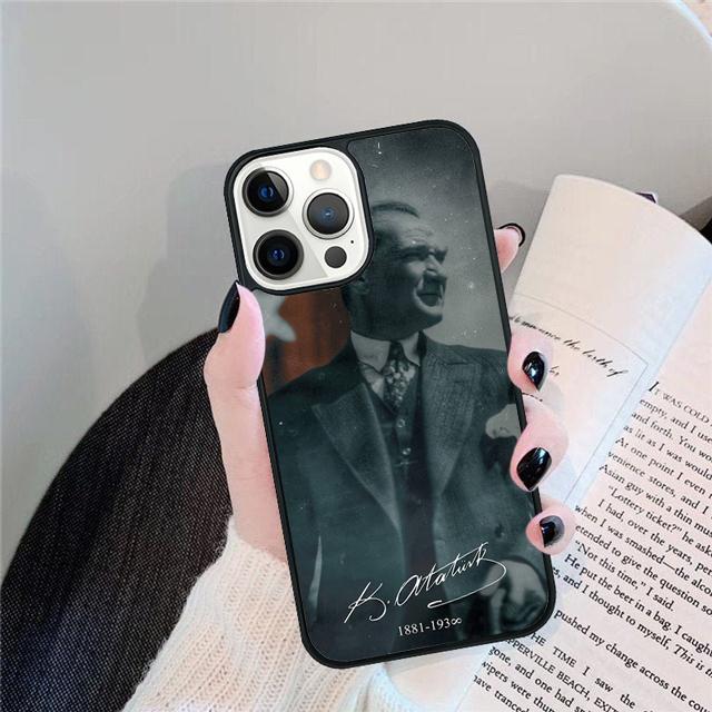 Чехол для телефона Мустафы Кемаля Ататюрка Для iPhone 17 Air 16 15 14 13 12 Pro Max 11 Pro Max Plus Coque Shell