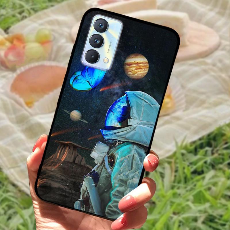 Чехол для Realme GT Master Edition Мраморный painted Cover Мягкий силиконовый ударопрочный чехол для телефона Для Realme GT Master Coque Бампер