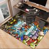 Cup-head And Mugman Adventure Office Rug Chair Mat, Game Carpet, Suitable for Front Door, Bedroom, Living Room, Desk, Holiday Gift