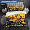 Wiggle And Learn Show 3pcs K-pop music group Bedding set,Ideal for Bedroom, Dormitory,Including Duvet Cover And 2pcs Pillowcases,Fan gifts