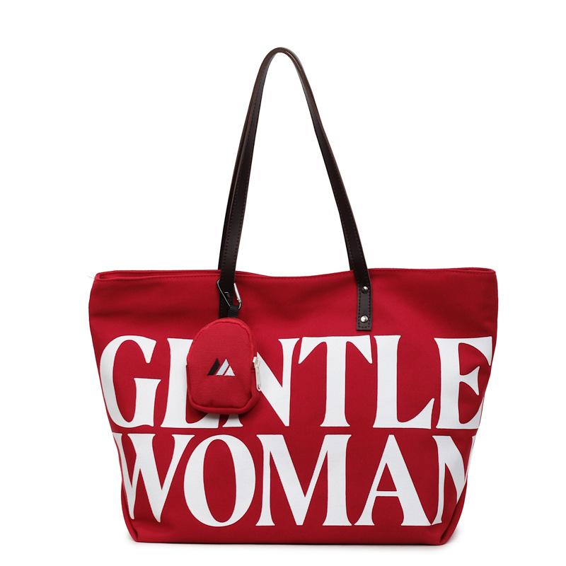 Модный тренд сумка большой вместимости повседневная личность новая сумка через плечо 2025 осень зима женская повседневная сумка-тоут