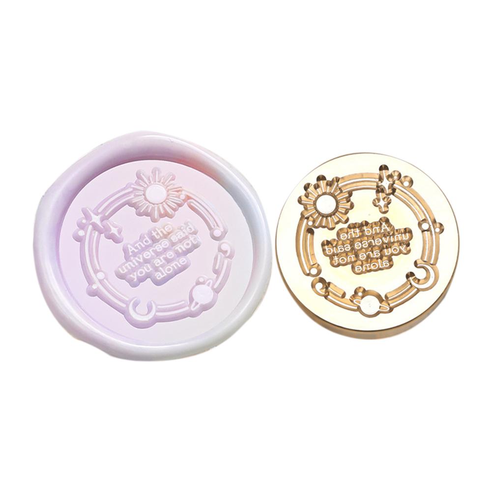 Классический винтажный конверт с медной головкой и восковой головкой для свадебной открытки