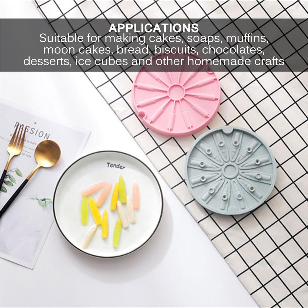 Портативная силиконовая форма для кубиков льда, помадка, многофункциональная форма для сахарного ремесла, домашняя многоразовая выпечка, кухонный гаджет, посуда для выпечки