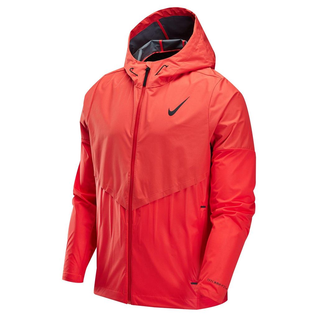 Nike Aeroswift Storm-Fit Обычный крой Легкая ветрозащитная водоотталкивающая куртка для бега с капюшоном Мужская Розовая FZ9040-696