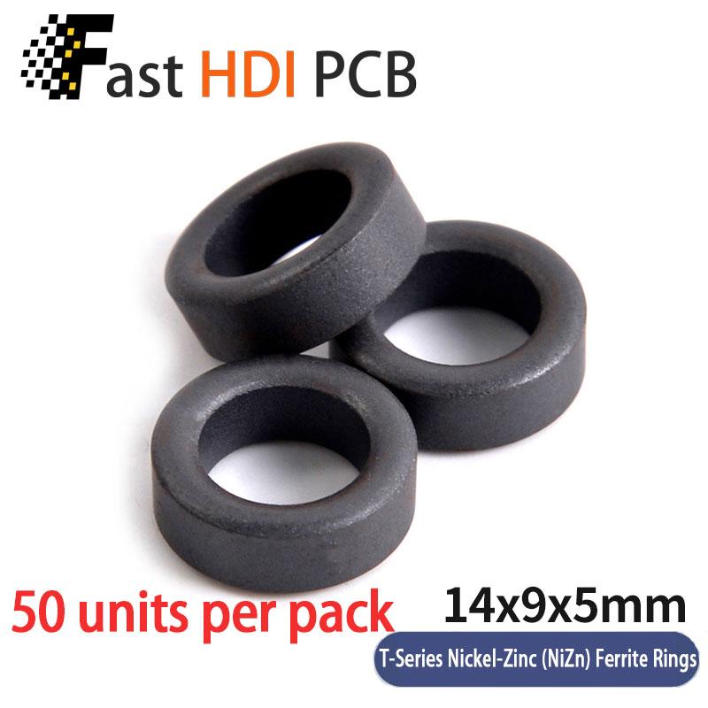 Anti-Interference Ferrite Toroid Core Ni-Zn - High Frequency Common Mode Inductor Ring for Electronic Equipment