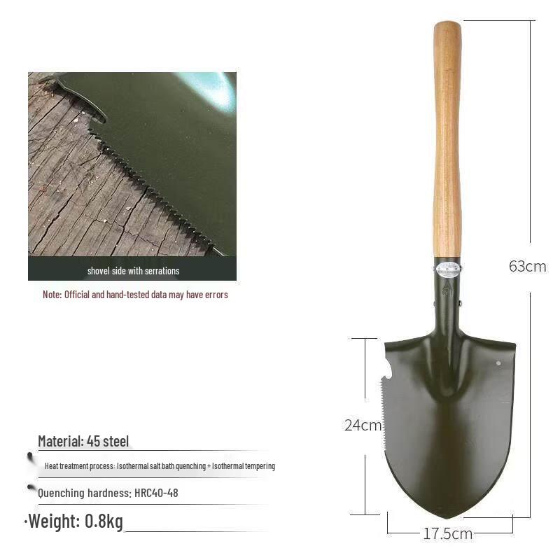 Jundingying 205A Saw-Toothed Engineer's Shovel