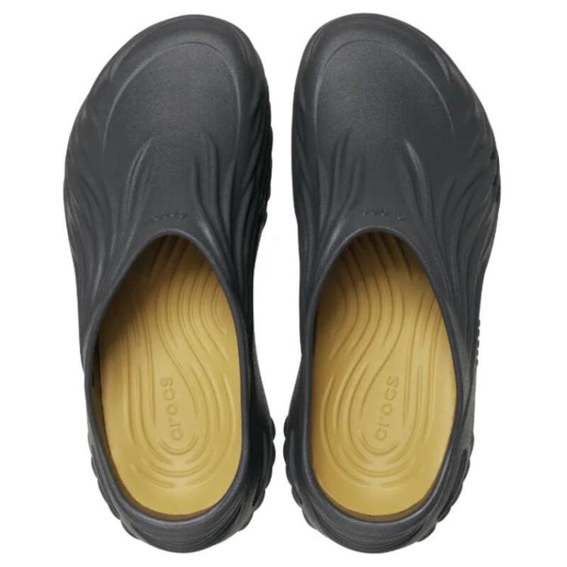 Crocs Echo WAVE CLOG Легкие Ретро Шлепанцы с Защитой Носка Унисекс Черные