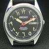 ЯПОНСКИЕ ВИНТАЖНЫЕ ОТРЕМОНТИРОВАННЫЕ МУЖСКИЕ АВТОМАТИЧЕСКИЕ ЧАСЫ SEIKO 6309A ЧЕРНЫЙ ЦИФЕРБЛАТ a442739-1