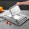 Zhi Shi Stainless Steel Rectangular Perforated Steaming Trays