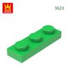 Нетоксичный 206 шт./лот 3623 Тонкий 1x3 Строительный блок Moc Классические Аксессуары Совместимый с Brick Детские Игрушки Подарочная коробка