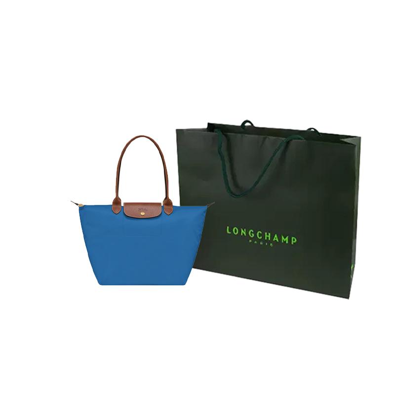 Longchamp Сумка-тоут Le Pliage 31 Женская сумка-тоут Золотой Кобальтово-синий L1899089P78