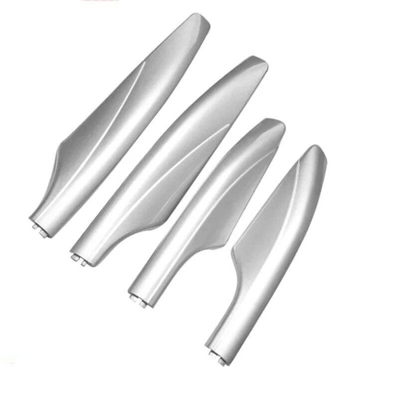 Серебристая крышка багажника на крышу, передняя и задняя, черная, багажник на крышу, защитная планка, конец рейки на крышу для Nissan Patrol Y62 2010-15 2016 2017