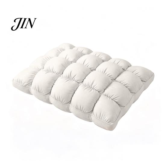Comfortable Head Cushion Puff Cooling Pillow, Soft Breathable Quilted Sleeping Machine Yet Supportive Pillow Washable, Fluffy Cloud-like for Side And