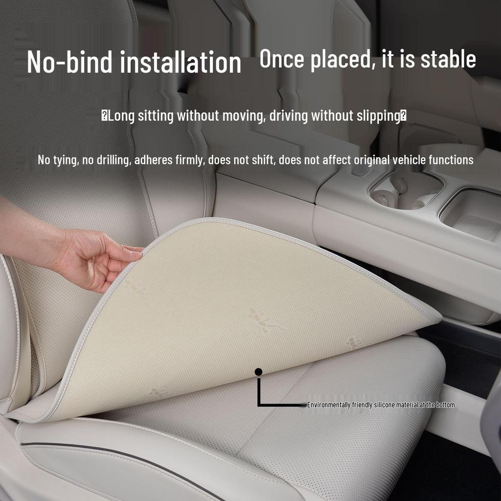 Breathable All-Season Silicone No-Tie Cushion for Ideal i6, L6, L7 Seats