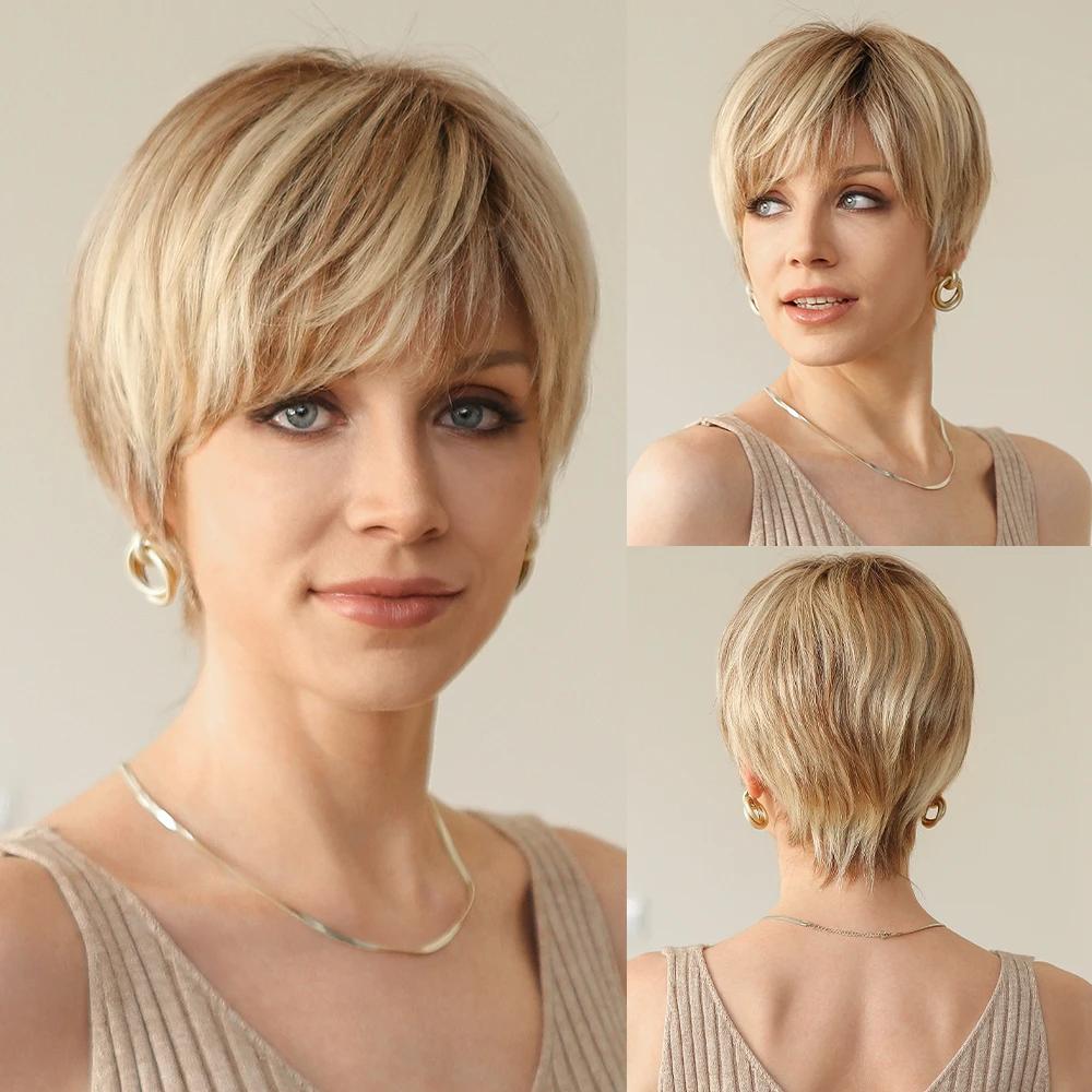 Парик HAIRCUBE, завязанный вручную, кружевной передний парик, парики из 100% натуральных волос для женщин, натуральный многослойный парик, волнистые разные стили для белых женщин